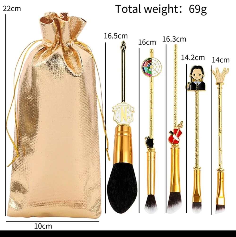Wednesday Addams Family‎ Makeup Brush Set